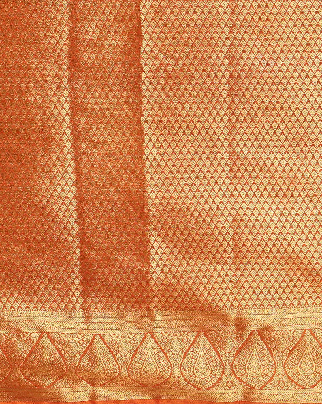 Off White Mustard Woven Design Balaton Saree