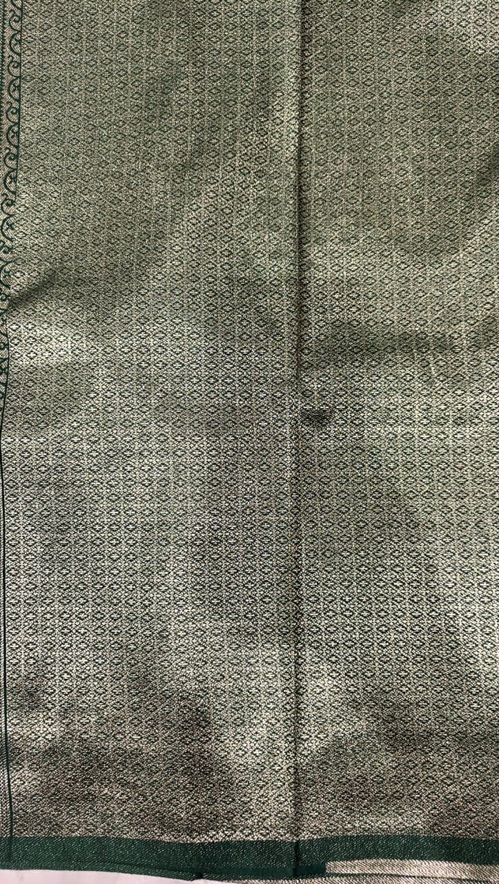 Green Woven Design Art Silk Kanjivaram Saree