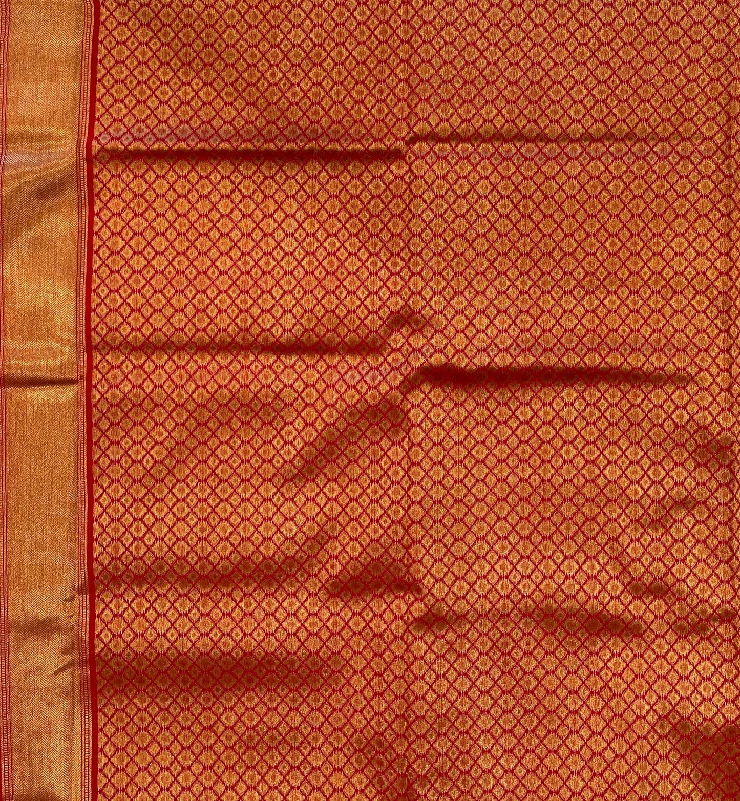 Off White Woven Design Kanjivaram Saree