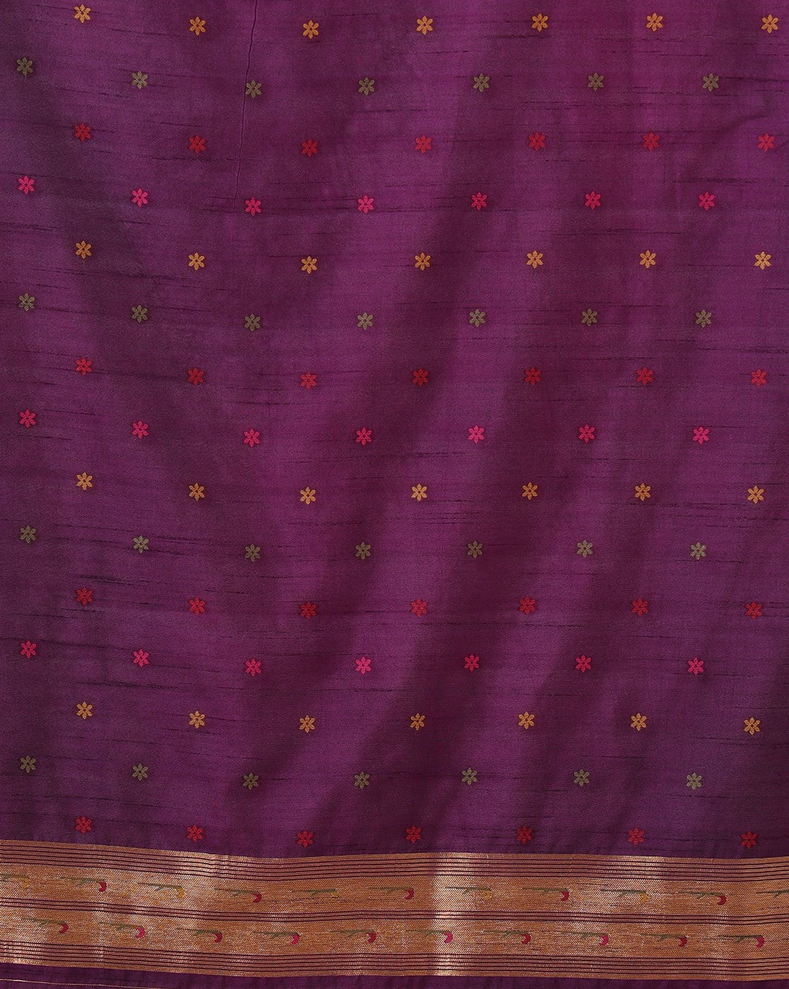 Purple Woven Design Dola Silk Saree