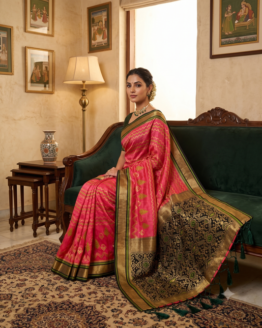 Gazari Woven Design Kanjivaram Saree