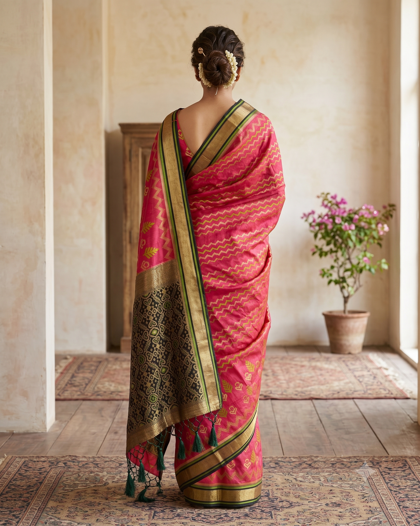 Gazari Woven Design Kanjivaram Saree