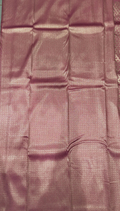 Wine Woven Design Art Silk Kanjivaram Saree