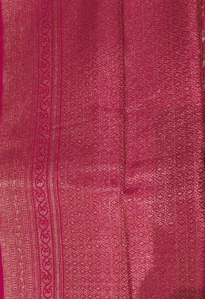 Pink Woven Design Art Silk Kanjivaram Saree