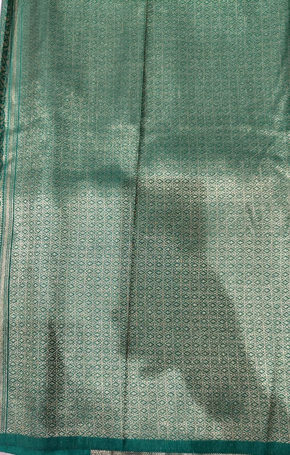 Green Woven Design Art Silk Kanjivaram Saree