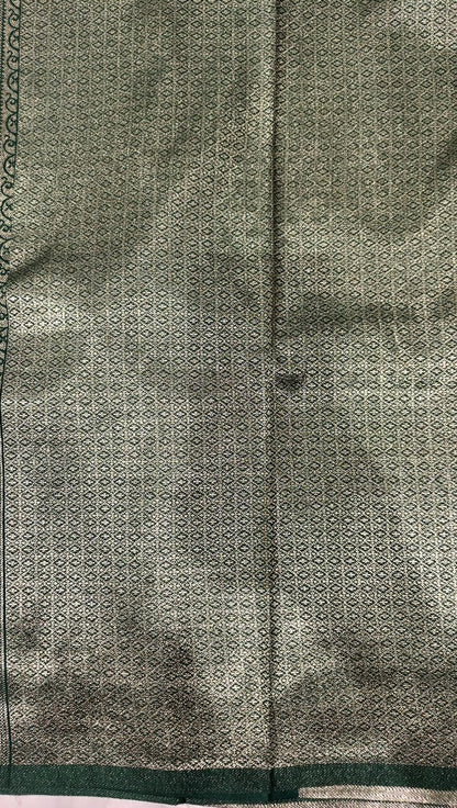 Green Woven Design Art Silk Kanjivaram Saree