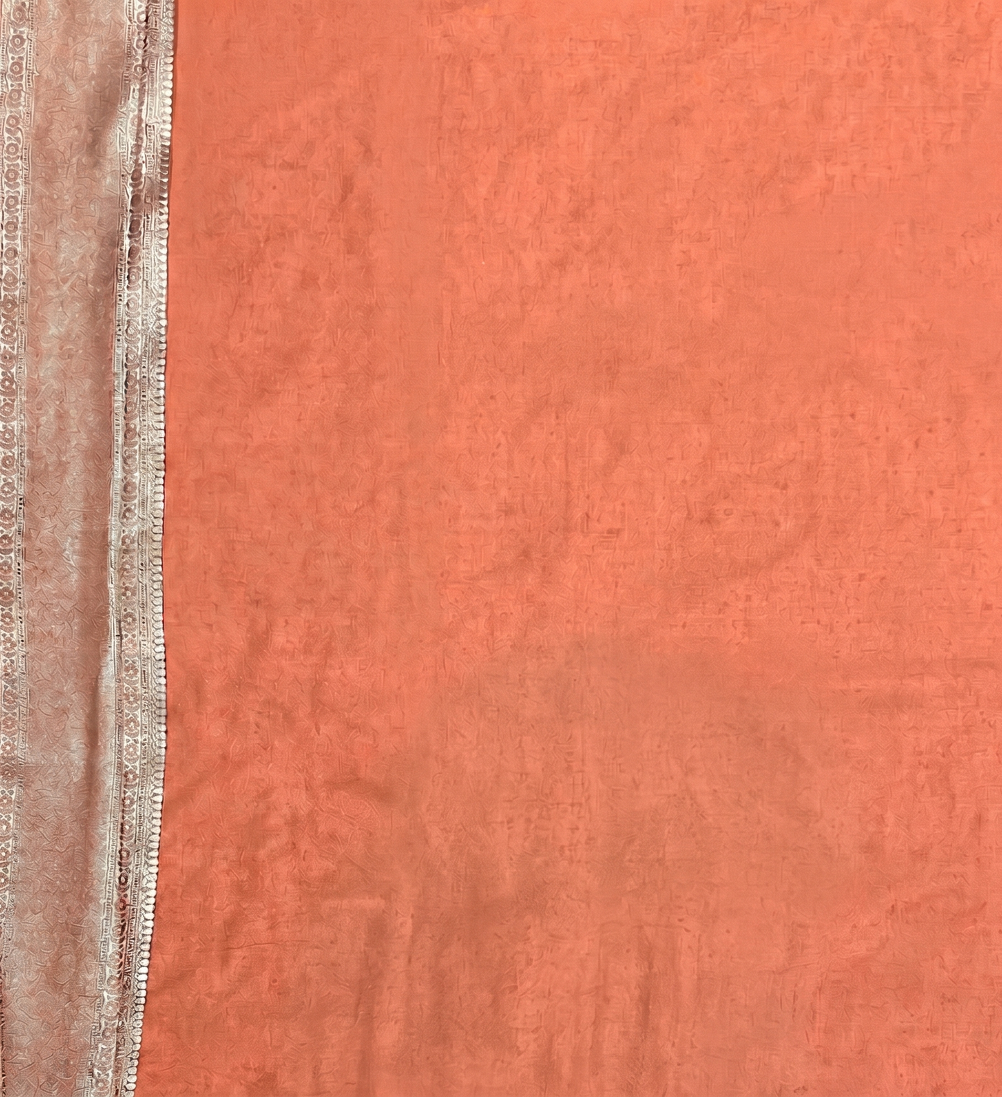 Peach Woven Design Kanjivaram Saree