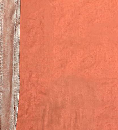 Peach Woven Design Kanjivaram Saree