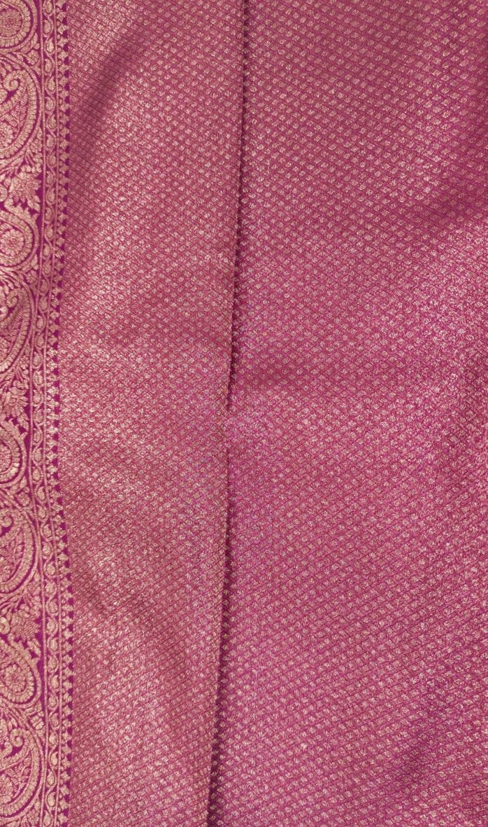 Wine Woven Design Art Silk Kanjivaram Saree