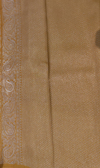 Yellow Woven Design Art Silk Kanjivaram Saree