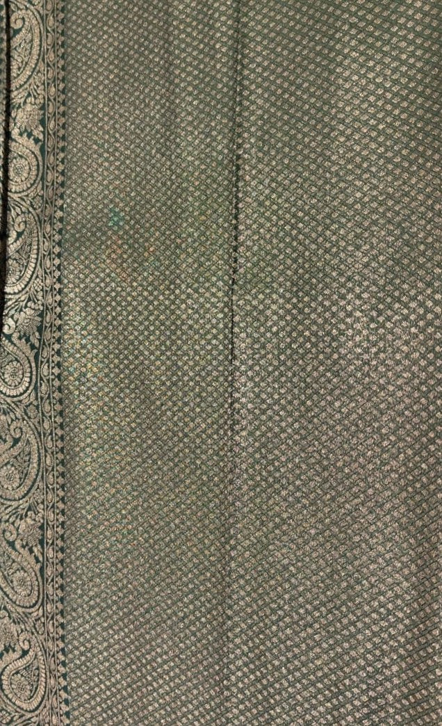 Green Woven Design Art Silk Kanjivaram Saree