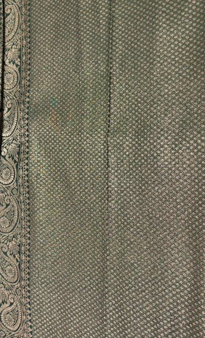 Green Woven Design Art Silk Kanjivaram Saree