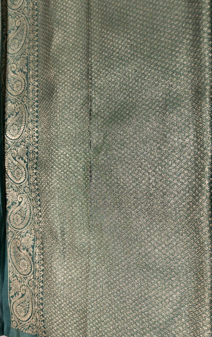 Light Green Woven Design Art Silk Kanjivaram Saree